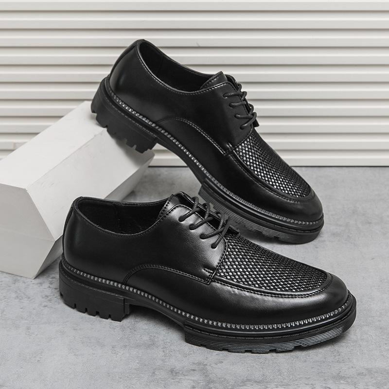 Men s shoes summer new casual leather shoes fashionable large size breathable hollow leather shoes trendy business leather shoes 38
Men s shoes summer new casual leather shoes fashionable large size breathable hollow leather shoes trendy business leather shoes 38
