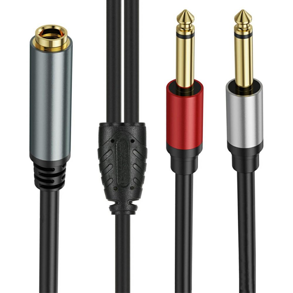 1m 6.35mm TRS Stereo Female to Dual 6.35mm Male TS Mono Jack Audio Speaker Splitter Cable As Shown A
1m 6.35mm TRS Stereo Female to Dual 6.35mm Male TS Mono Jack Audio Speaker Splitter Cable As Shown A