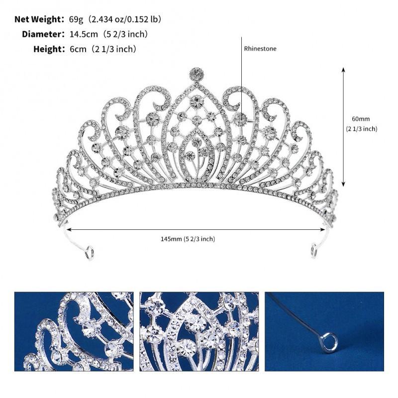 Bride Crown Retro Wedding Headwear Model Catwalk Queen Hair Accessories Luxury Rhinestones
Bride Crown Retro Wedding Headwear Model Catwalk Queen Hair Accessories Luxury Rhinestones