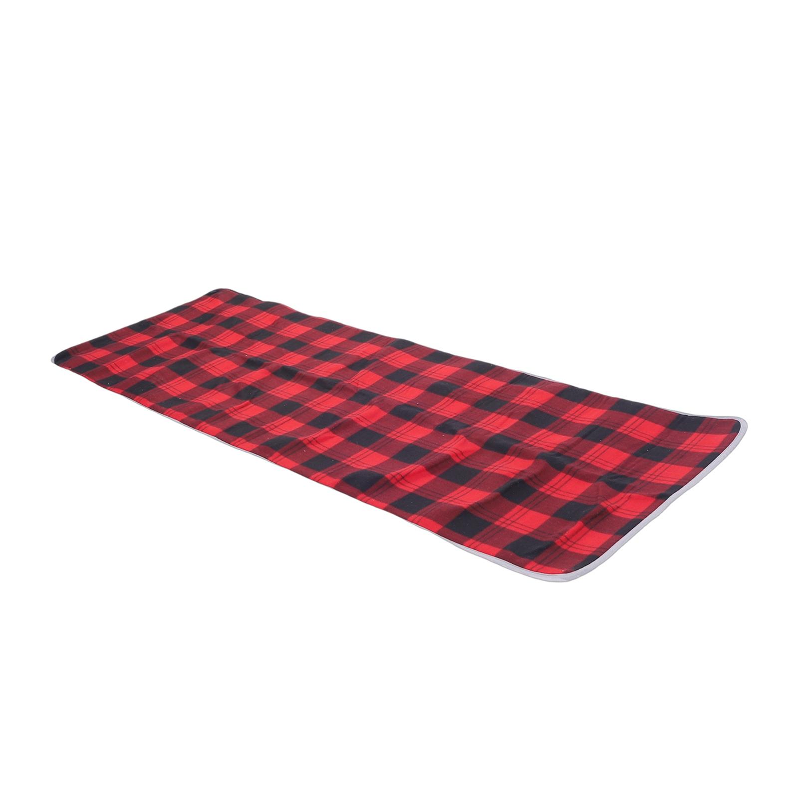Heated Sleeping Bag Pad Red Plaid USB Power Supply Sleeping Bag Liner with 5 Heating Zones 3 Temperature Levels for Camping
Heated Sleeping Bag Pad Red Plaid USB Power Supply Sleeping Bag Liner with 5 Heating Zones 3 Temperature Levels for Camping