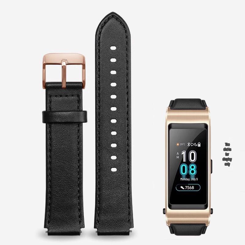 Compatible with Huawei Band B7/B6/B5 Genuine Leather Strap for B3 Smart Business Sports, Mocha Brown & Sky Grey 16mm
Compatible with Huawei Band B7/B6/B5 Genuine Leather Strap for B3 Smart Business Sports, Mocha Brown & Sky Grey 16mm