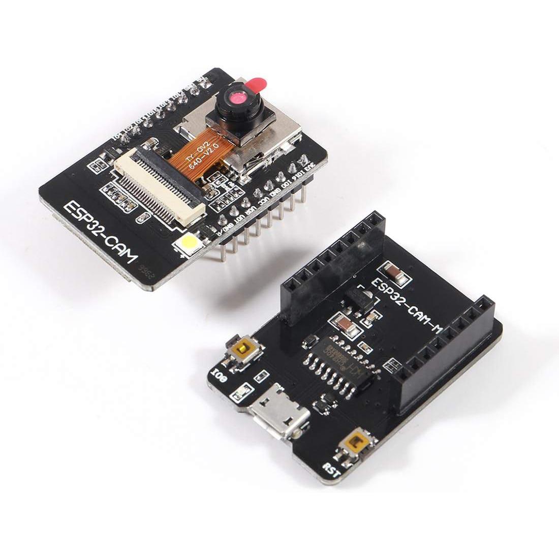 ESP32-CAM WiFi Board ESP32-CAM-MB Micro USB to Serial Port CH340G with OV2640 2MP Camera Module for Arduino IDE Arduino Raspberr
ESP32-CAM WiFi Board ESP32-CAM-MB Micro USB to Serial Port CH340G with OV2640 2MP Camera Module for Arduino IDE Arduino Raspberr
