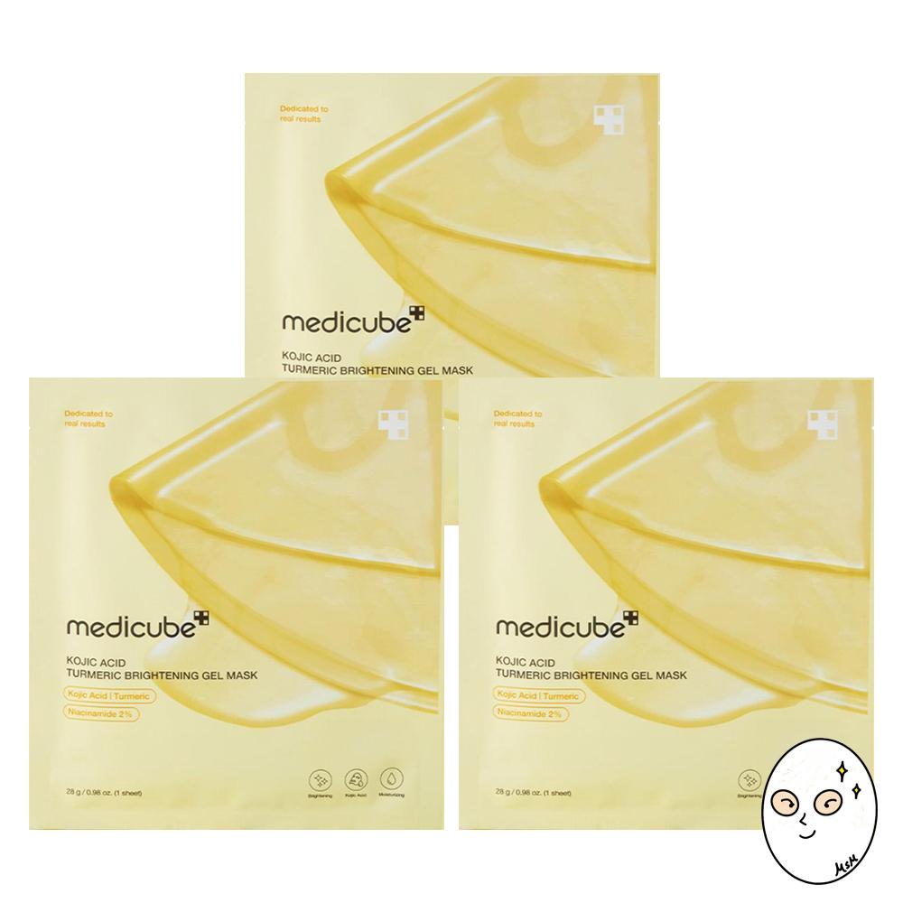 MEDICUBE Гель-маска з койєвою кислотою та куркумою – 28г 3PCS
MEDICUBE Гель-маска з койєвою кислотою та куркумою – 28г 3PCS