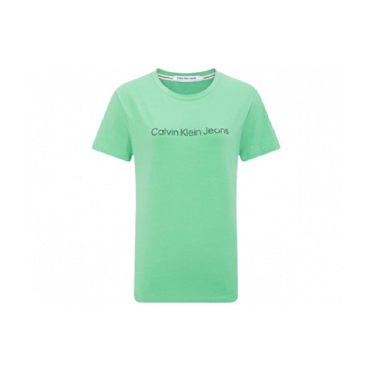 Calvin Klein Letter Logo Printed Round Neck Short Sleeve T-Shirt Women Tops Green J217960-L1C S
Calvin Klein Letter Logo Printed Round Neck Short Sleeve T-Shirt Women Tops Green J217960-L1C S