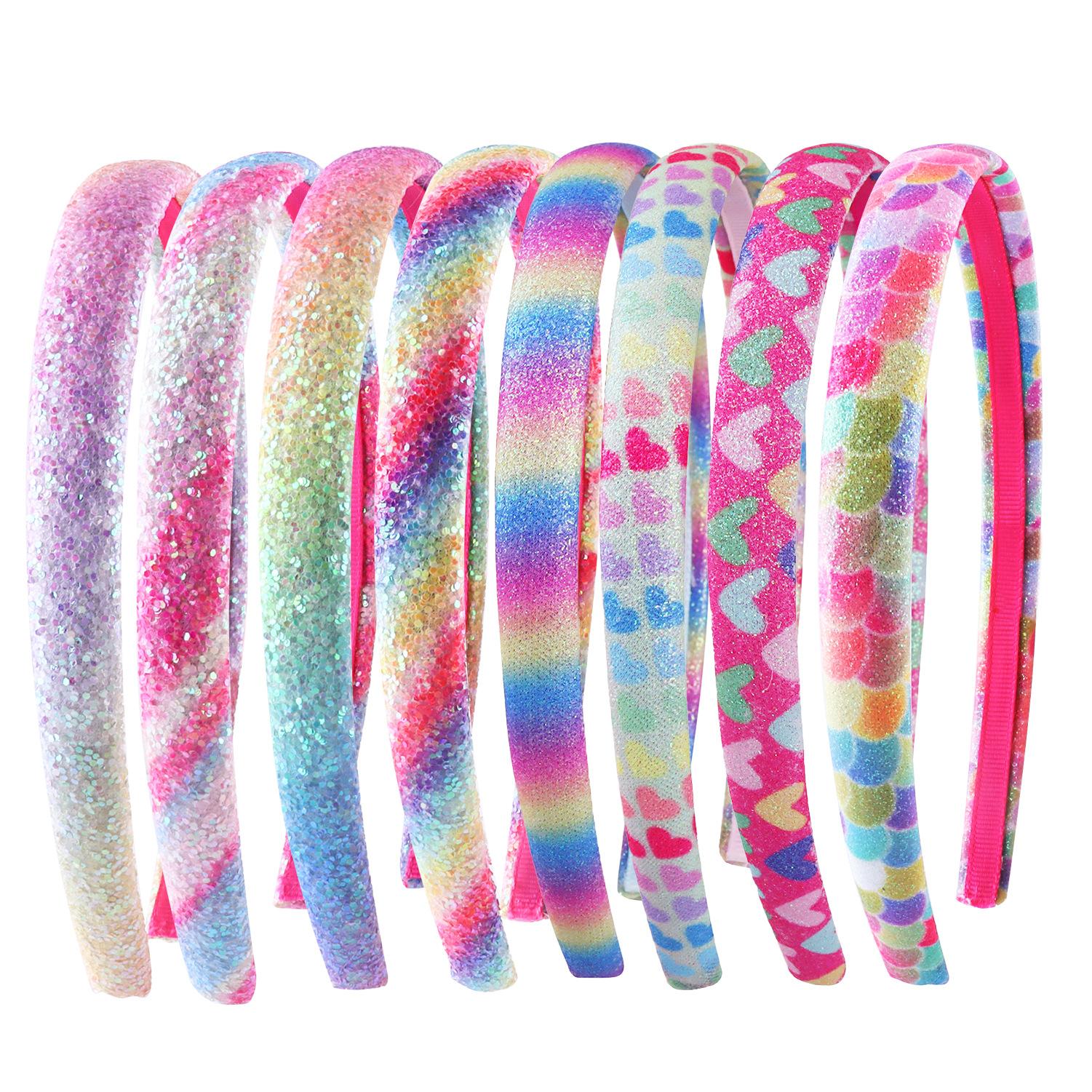 Glitter Headbands Sparkly Hair Bands Cute Rainbow Hairbands Children Head Bands Bling Hair Hoops Kids Sparkle Hair Accessories
Glitter Headbands Sparkly Hair Bands Cute Rainbow Hairbands Children Head Bands Bling Hair Hoops Kids Sparkle Hair Accessories