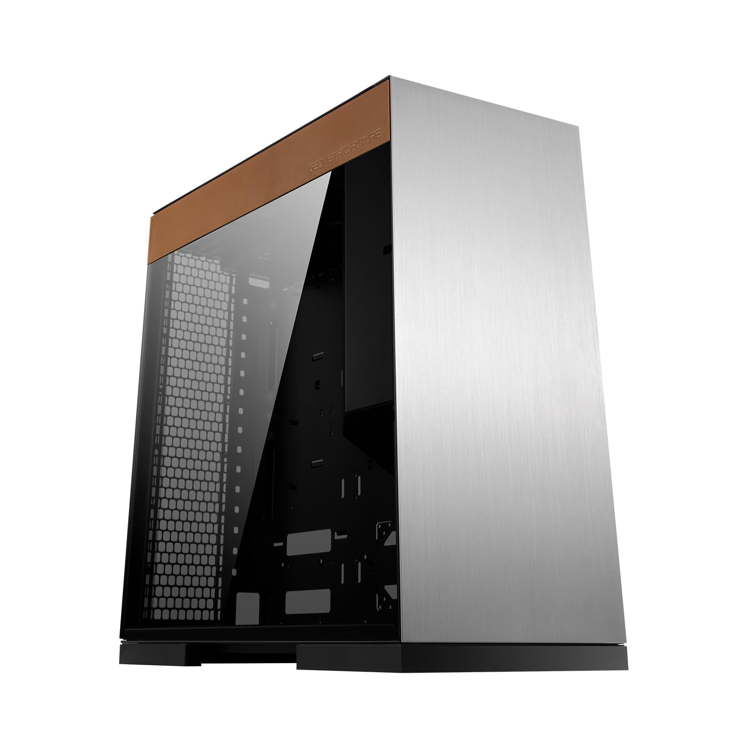 GEOMETRIC FUTURE Mid-Tower PC Case Model 8 CowBoy Premium Cowhide Leather 4mm Thick Tempered Glass 2mm Aluminum Front Panel Two 360mm radiators can
GEOMETRIC FUTURE Mid-Tower PC Case Model 8 CowBoy Premium Cowhide Leather 4mm Thick Tempered Glass 2mm Aluminum Front Panel Two 360mm radiators can