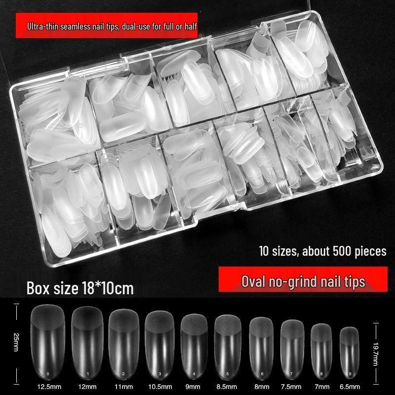 Nail Salon Exclusive: Traceless, Ultra-Thin Trapezoidal Nail Tips - No Filing Needed, Semi-Matte, Full or Half Cover, Extension Options
Nail Salon Exclusive: Traceless, Ultra-Thin Trapezoidal Nail Tips - No Filing Needed, Semi-Matte, Full or Half Cover, Extension Options