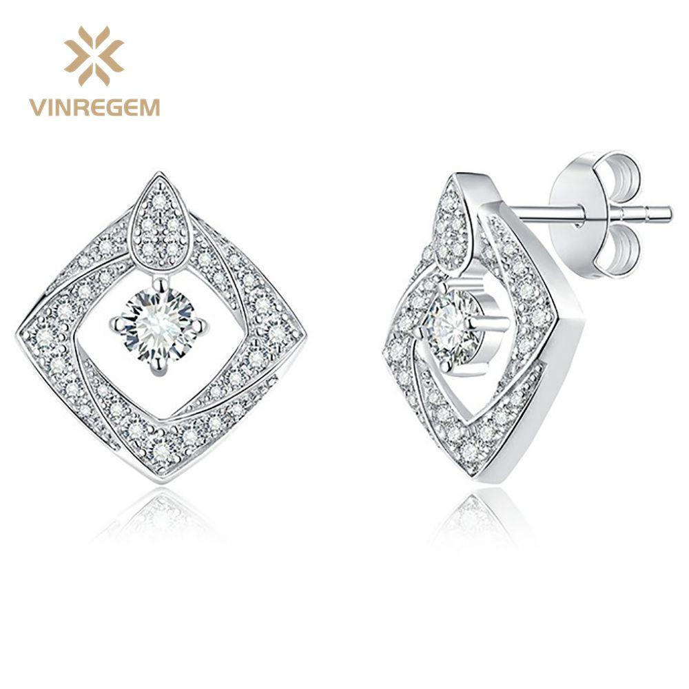 Vinregem Classic, 100% пройденный тест, бриллиант, стерлинговое серебро 925 пробы, VVS1, настоящий муассанит, драгоценный камень, свадебные серьги, ювелирные украшения белый 
Vinregem Classic, 100% пройденный тест, бриллиант, стерлинговое серебро 925 пробы, VVS1, настоящий муассанит, драгоценный камень, свадебные серьги, ювелирные украшения белый