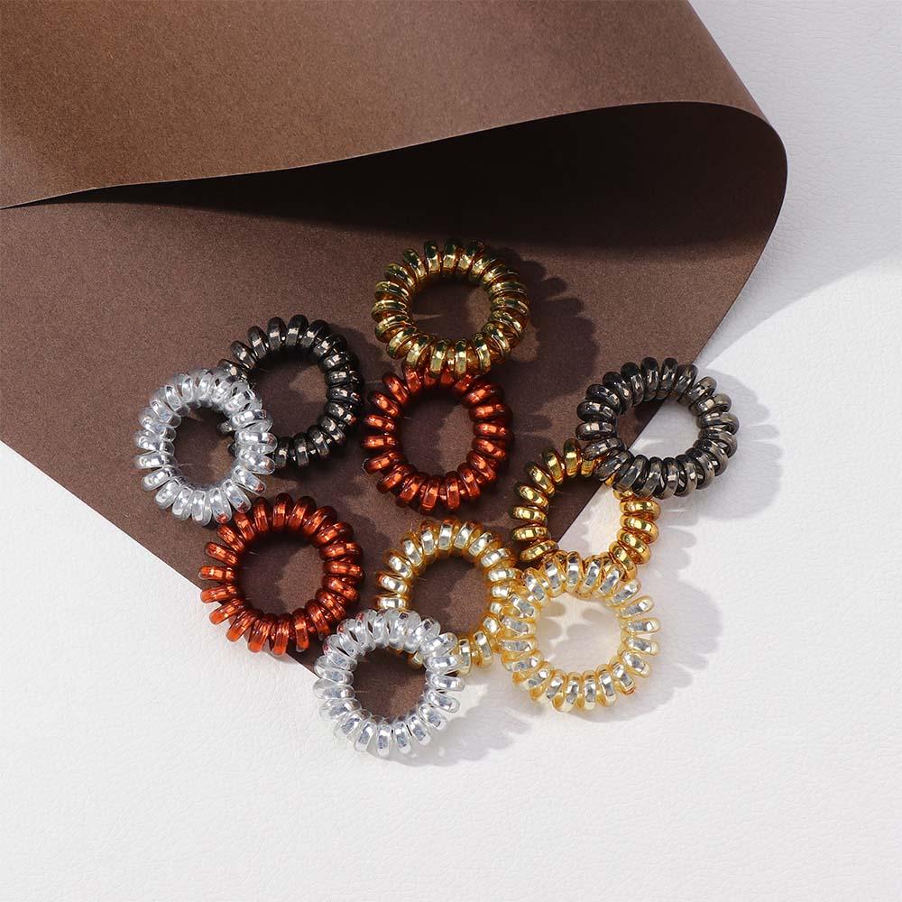 Multicolor Rubber Band Telephone Wire Spiral Hair Rope Hair Ties Hair Bands Ponytail золотой
Multicolor Rubber Band Telephone Wire Spiral Hair Rope Hair Ties Hair Bands Ponytail золотой