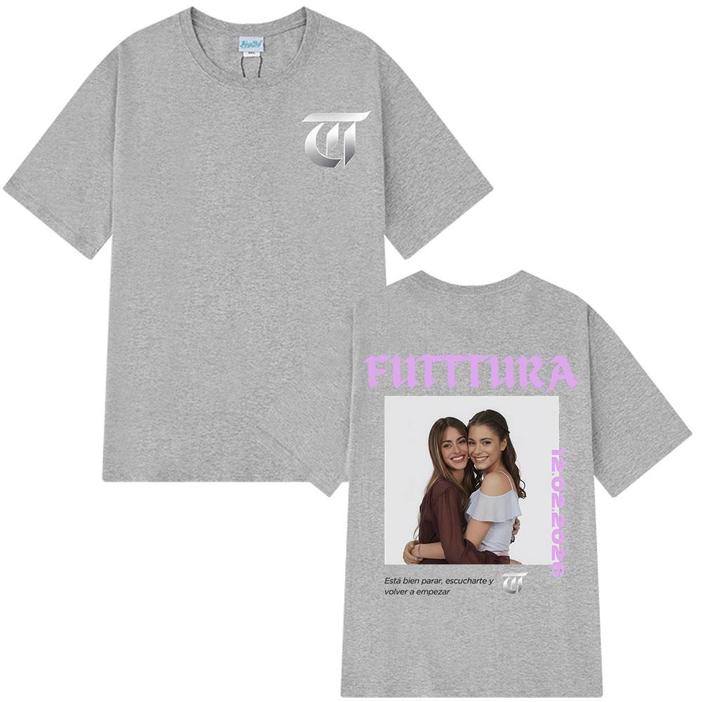 Singer TINI STOESSEL Futtura Album 2026 Tour Tshirt Men Women Fashion Tshirt Shortsleeved Cotton Casual Oversized Tshirts 4XL
Singer TINI STOESSEL Futtura Album 2026 Tour Tshirt Men Women Fashion Tshirt Shortsleeved Cotton Casual Oversized Tshirts 4XL
