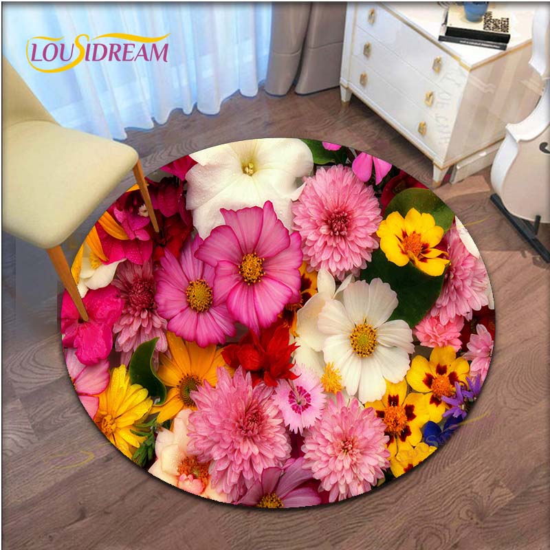 Водонепроницаемый и нескользящий круглый коврик с цветком розы, милый напольный коврик, круглые коврики для гостиной, детский стул, палатка, игровые ковры 60cm
Водонепроницаемый и нескользящий круглый коврик с цветком розы, милый напольный коврик, круглые коврики для гостиной, детский стул, палатка, игровые ковры 60cm