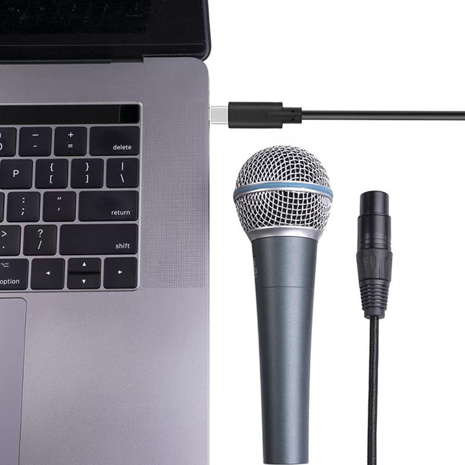 USB Type C to 3Pin XLR Male Female Connectors Microphones Cable Balanced Sound Cord for Mixers and Amplifiers B
USB Type C to 3Pin XLR Male Female Connectors Microphones Cable Balanced Sound Cord for Mixers and Amplifiers B
