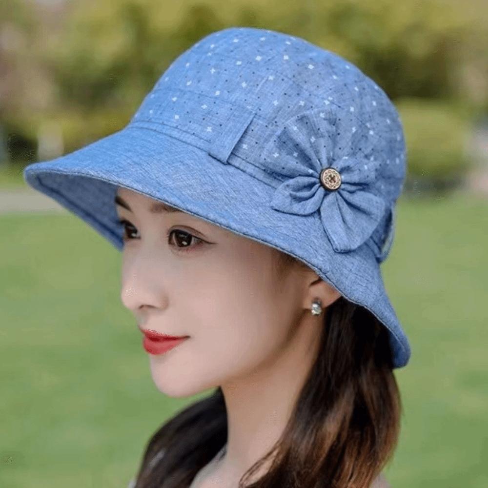 Wide Brim Bow Fisherman Hat Button Thin Bucket Hat Cloth Material All-matching Design Elderly People s Large Brim Cap Travel синий
Wide Brim Bow Fisherman Hat Button Thin Bucket Hat Cloth Material All-matching Design Elderly People s Large Brim Cap Travel синий