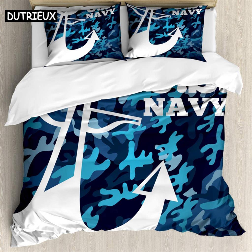 Navy 3Pcs Bedding Sets 3D Digital Printing Custom Quilt Duvet Cover Set Home Queen King Quilt Pillowcase (135x200cm)&set
Navy 3Pcs Bedding Sets 3D Digital Printing Custom Quilt Duvet Cover Set Home Queen King Quilt Pillowcase (135x200cm)&set