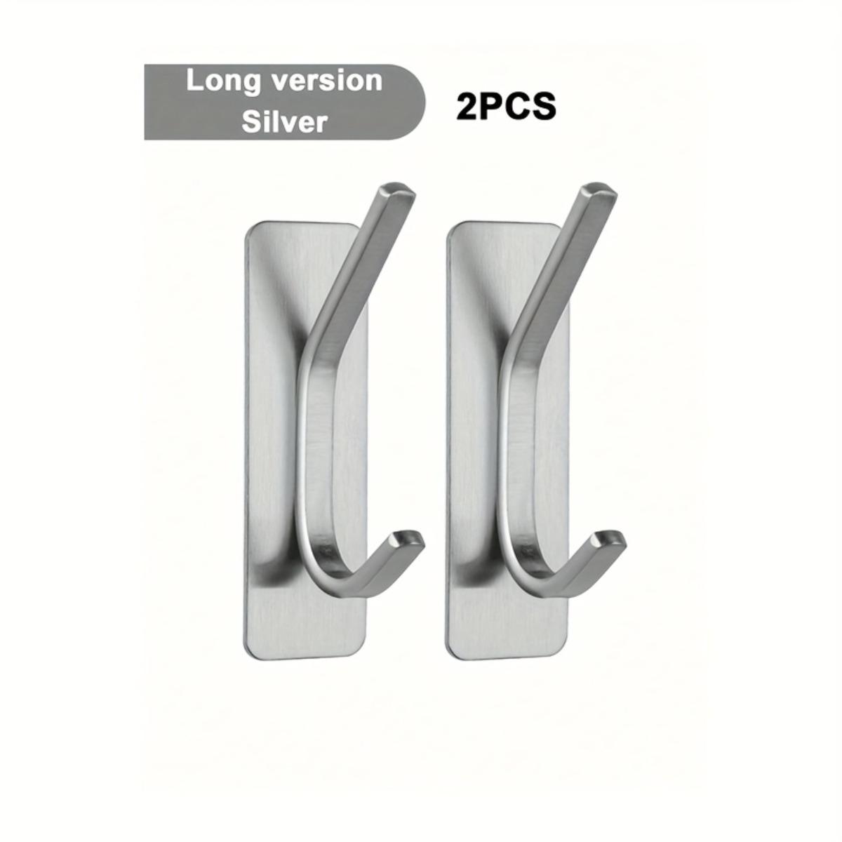 4-piece set of no-drill adhesive hooks for hanging clothes, towels, bath towels, bathrobes, hats, and keys
4-piece set of no-drill adhesive hooks for hanging clothes, towels, bath towels, bathrobes, hats, and keys