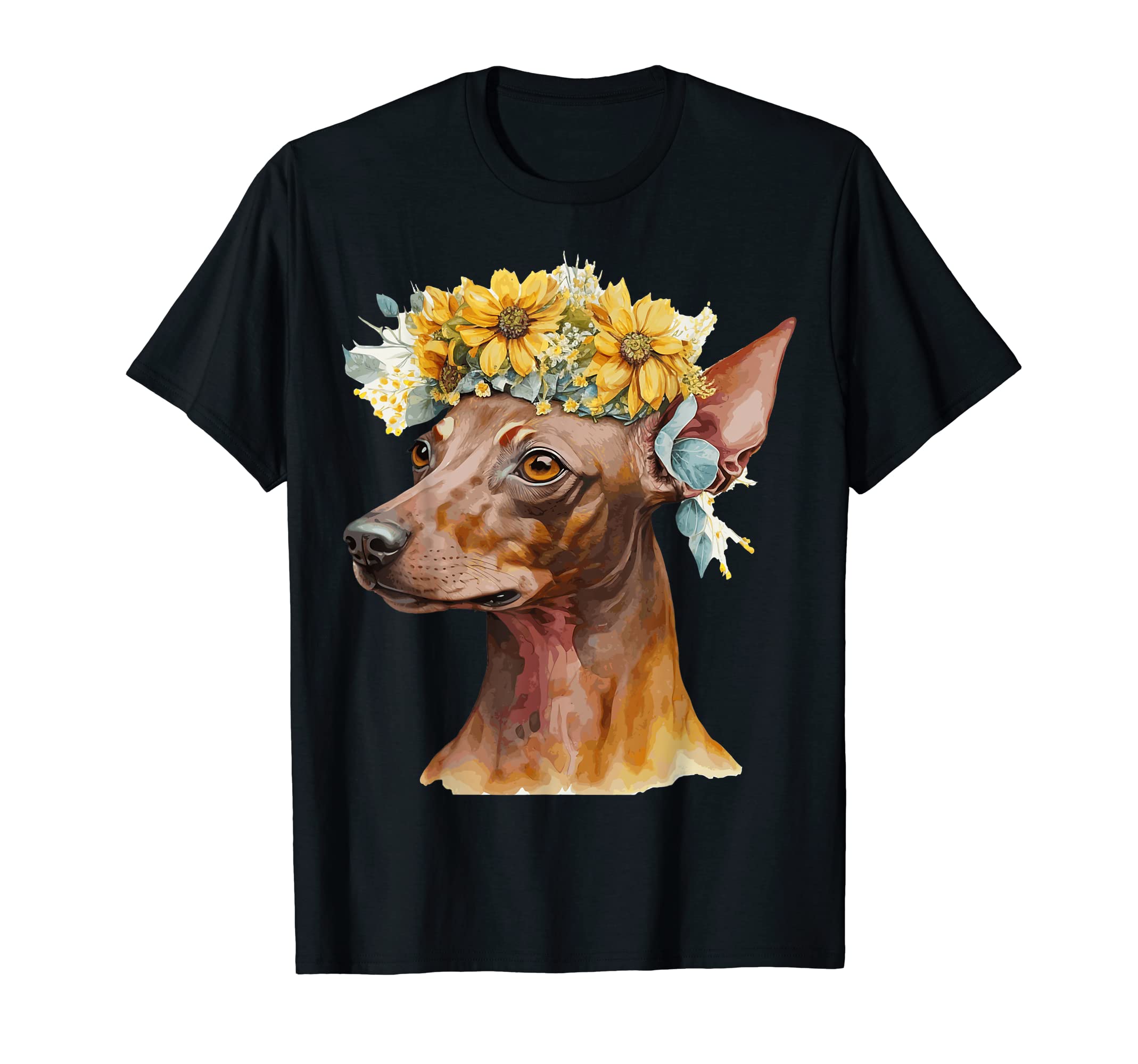 Милый миниатюрный пинчер подсолнух порода собаки домашний питомец щенок футболка
Милый миниатюрный пинчер подсолнух порода собаки домашний питомец щенок футболка