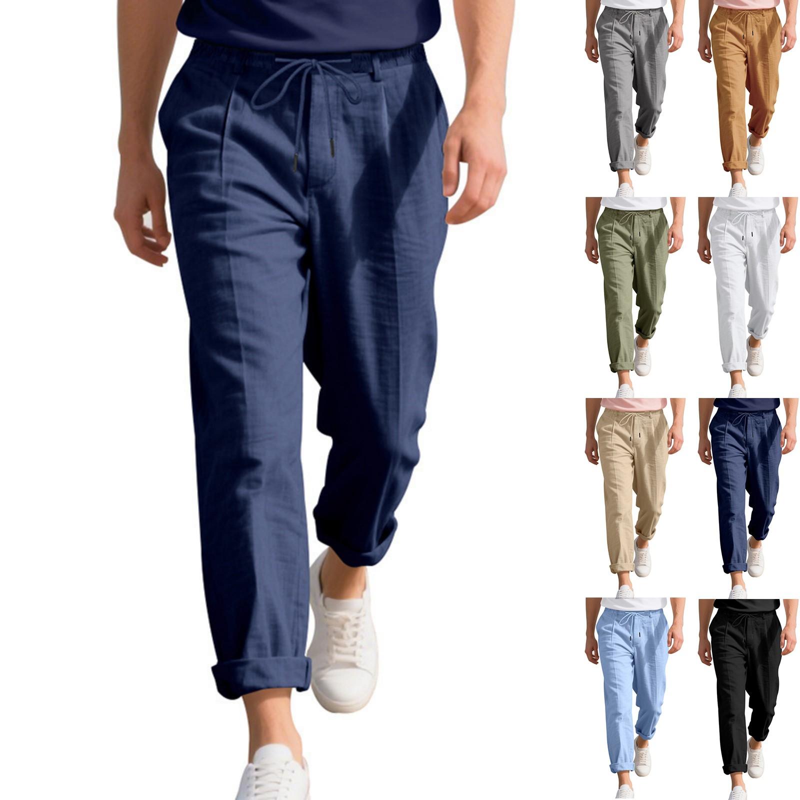 Men s Linen Long Pants With Elastic Waistband, Loose - Fitting Breathable Casual Home - Wearing And Working Pants S хакі
Men s Linen Long Pants With Elastic Waistband, Loose - Fitting Breathable Casual Home - Wearing And Working Pants S хакі