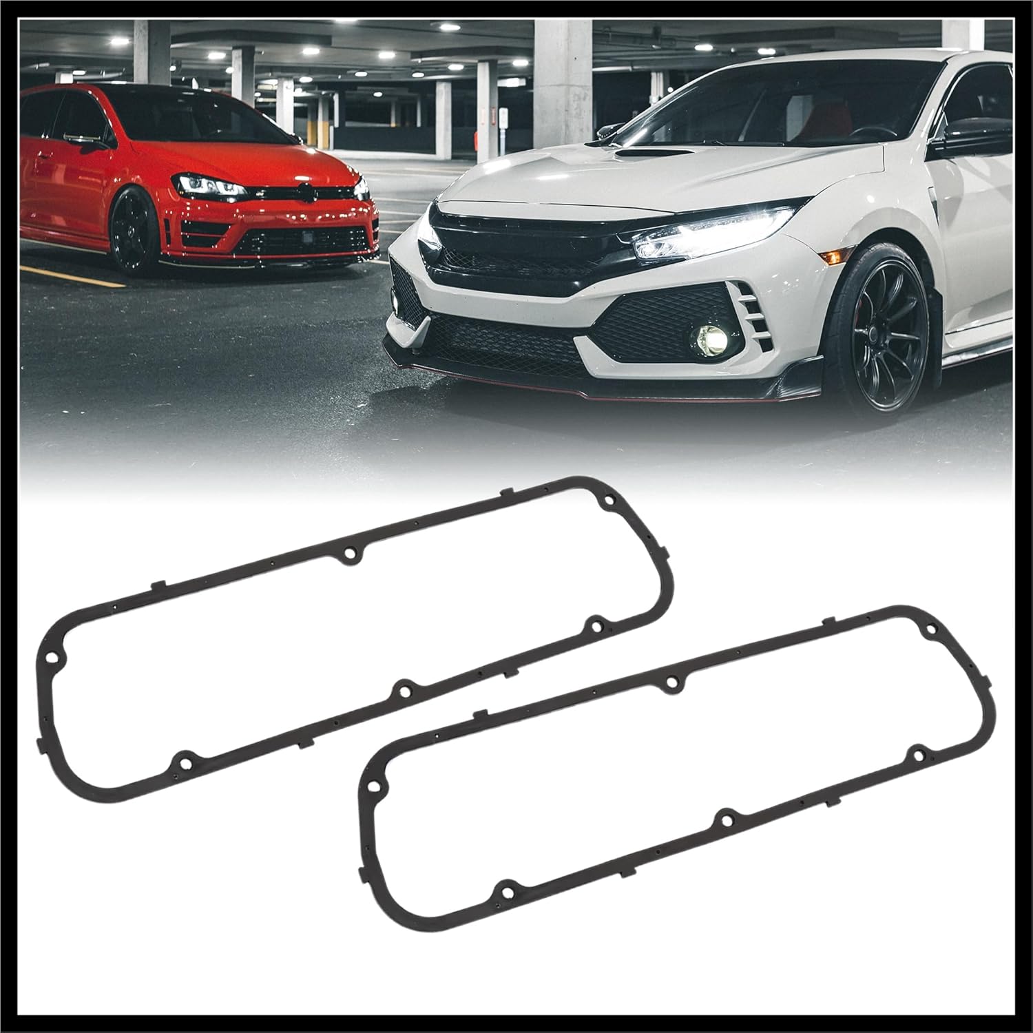 2 Pcs Rubber Vehicle Valve Cover Gasket Seal for Ford 260 289 302 347 351W SBF Durable Material
2 Pcs Rubber Vehicle Valve Cover Gasket Seal for Ford 260 289 302 347 351W SBF Durable Material