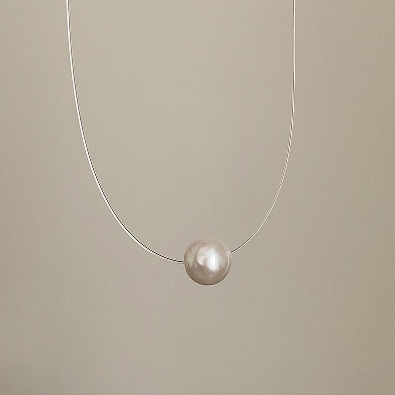 Minimalist Zircon & Pearl Pendant Fishing Line Necklace - Women s Luxury Choker Chain
Minimalist Zircon & Pearl Pendant Fishing Line Necklace - Women s Luxury Choker Chain