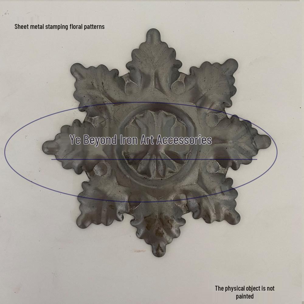 Decorative Wrought Iron Flower Leaf for Gates, Railings, and Fences
Decorative Wrought Iron Flower Leaf for Gates, Railings, and Fences