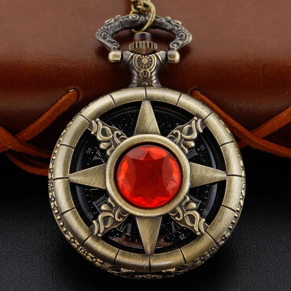 reloj de bolsillo Ruby Magic Seven Star Quartz Pocket Watch Clock Chain Exquisite Charm Gifts Ideal for Men Women Collectors бронзовий
reloj de bolsillo Ruby Magic Seven Star Quartz Pocket Watch Clock Chain Exquisite Charm Gifts Ideal for Men Women Collectors бронзовий