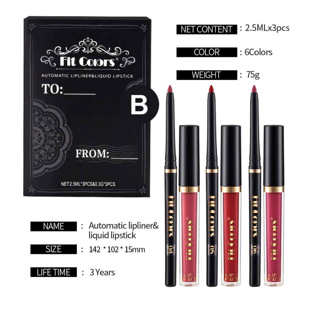 Подходящие цвета 3+3, матовые, без наклеек, ручки для губ, глобусы, линии для губ, 6 наборов наборов B
Подходящие цвета 3+3, матовые, без наклеек, ручки для губ, глобусы, линии для губ, 6 наборов наборов B