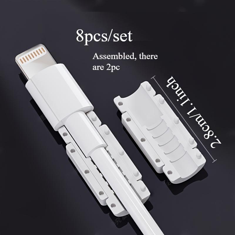 8-Piece PVC Cable Protector Set, Sturdy Protective Sleeve for Phone Charging Cables білий
8-Piece PVC Cable Protector Set, Sturdy Protective Sleeve for Phone Charging Cables білий