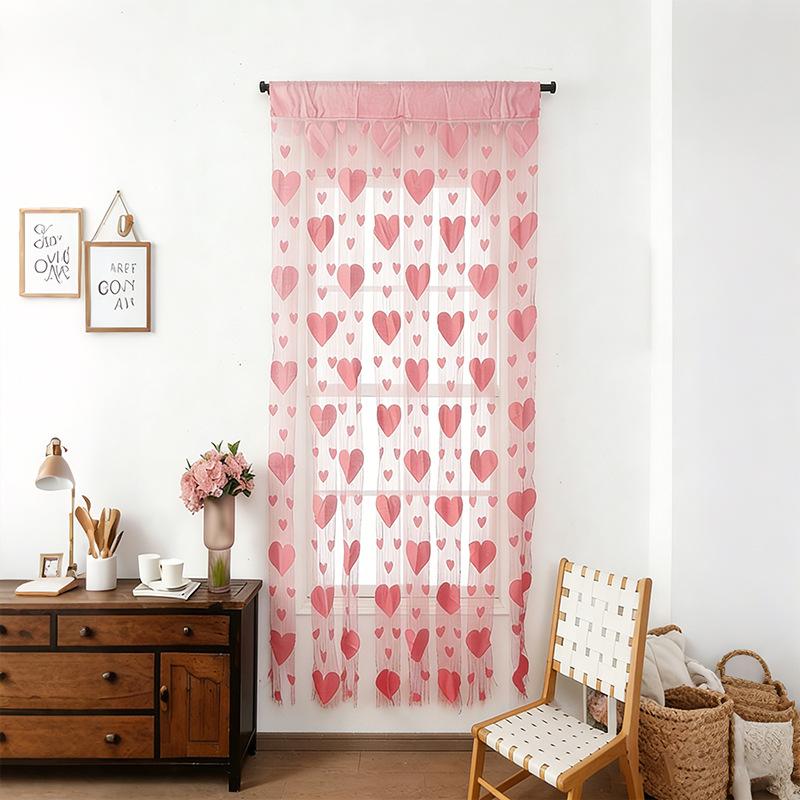 Love Lace Curtain Easy To Install Bedroom Curtains Living Room Balcony Decoration Curtain Wedding Room Children s Room Decora String Curtain Rodless 100*200cm рожевий
Love Lace Curtain Easy To Install Bedroom Curtains Living Room Balcony Decoration Curtain Wedding Room Children s Room Decora String Curtain Rodless 100*200cm рожевий