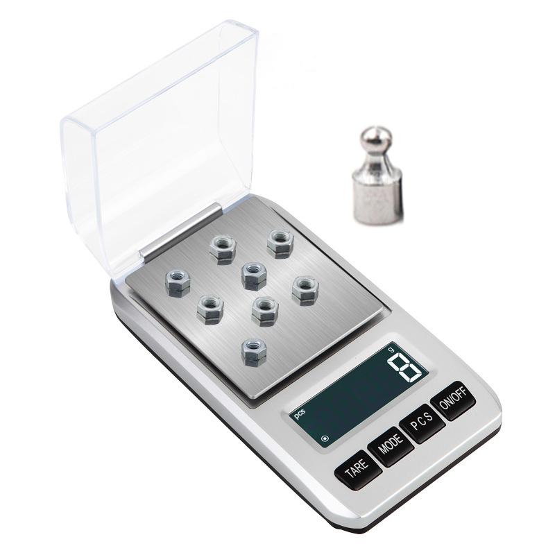200g/0.01g Stainless Steel Mini Electronic Scale 6 Units Pocket Jewelry Scale with 1g Calibration Weight A
200g/0.01g Stainless Steel Mini Electronic Scale 6 Units Pocket Jewelry Scale with 1g Calibration Weight A
