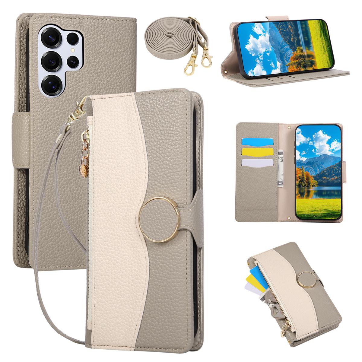 Wrist Strap Zipper Leather Phone Case for Samsung S25 Edge S24 S21 FE S23 S22 Plus Note 20 Ultra Crossbody Wallet Cards Cover Galaxy S20+
Wrist Strap Zipper Leather Phone Case for Samsung S25 Edge S24 S21 FE S23 S22 Plus Note 20 Ultra Crossbody Wallet Cards Cover Galaxy S20+