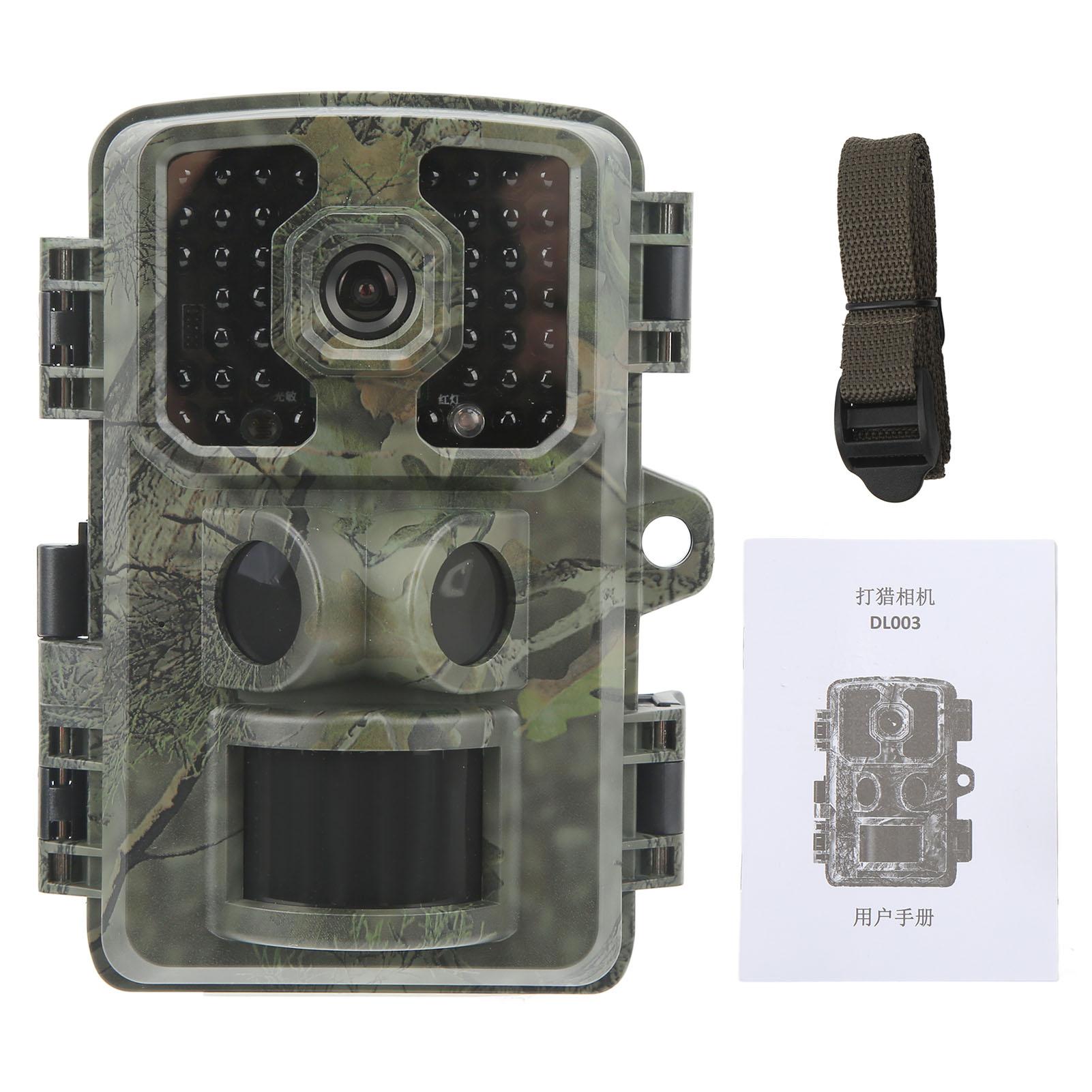 Outdoor Wildlife Hunting Trail Camera Field Detection HD Camera PIR Infrared Surveillance Cam DL003
Outdoor Wildlife Hunting Trail Camera Field Detection HD Camera PIR Infrared Surveillance Cam DL003