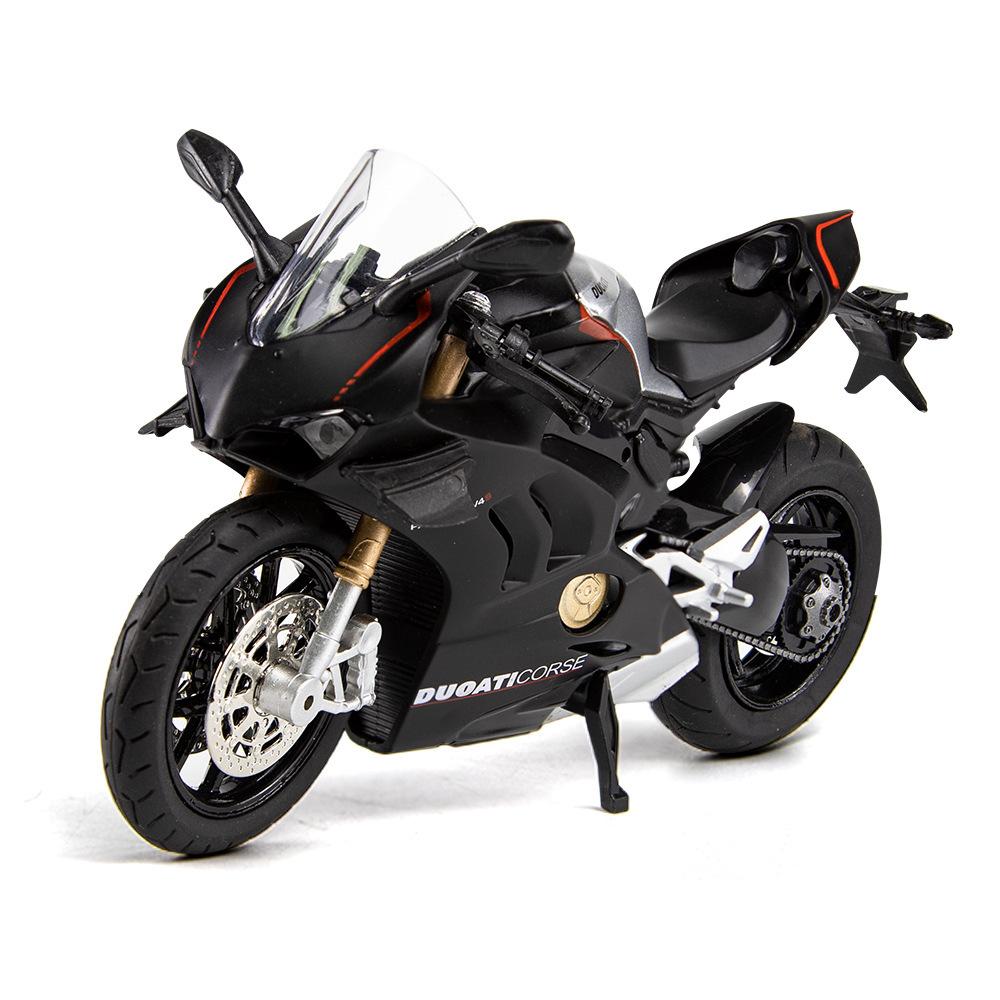 1/12 Scale Ducati Panigale V4S Alloy Racing Cross-country Motorcycle Model Simulation Toy Street Motorcycle Model Collection Kids Gift
1/12 Scale Ducati Panigale V4S Alloy Racing Cross-country Motorcycle Model Simulation Toy Street Motorcycle Model Collection Kids Gift