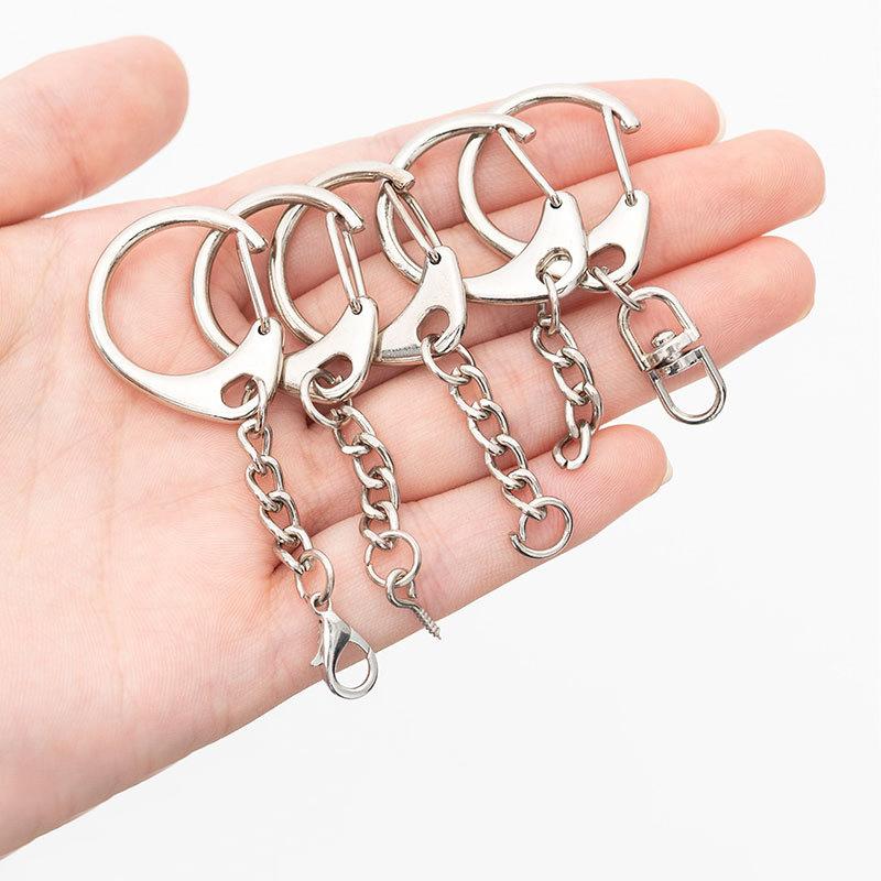 10 шт. DIY металлический пустой брелок для ключей разрезные кольца брелок D-образный брелок для ключей с застежкой-лобстером брелок-цепочка
10 шт. DIY металлический пустой брелок для ключей разрезные кольца брелок D-образный брелок для ключей с застежкой-лобстером брелок-цепочка