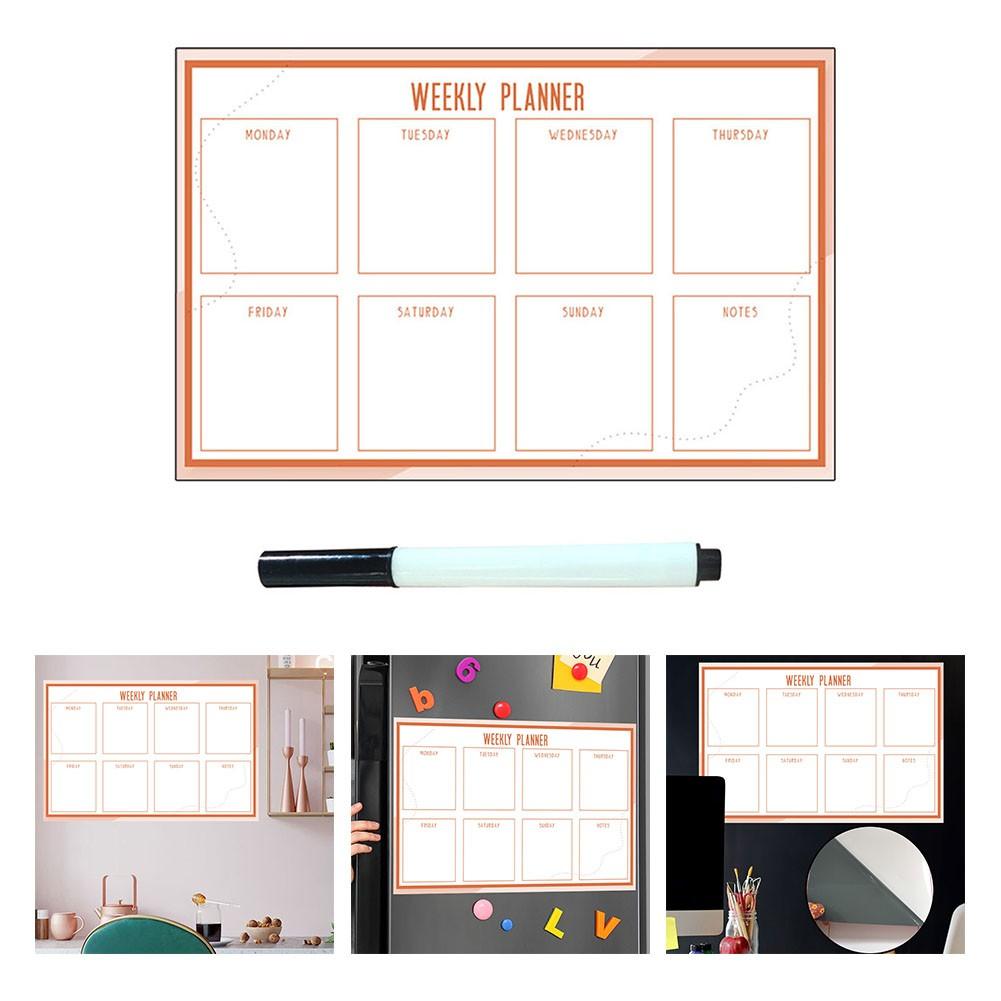 ПВХ Материал Календарь-доска для холодильника Держите свою жизнь хорошо организованной
ПВХ Материал Календарь-доска для холодильника Держите свою жизнь хорошо организованной