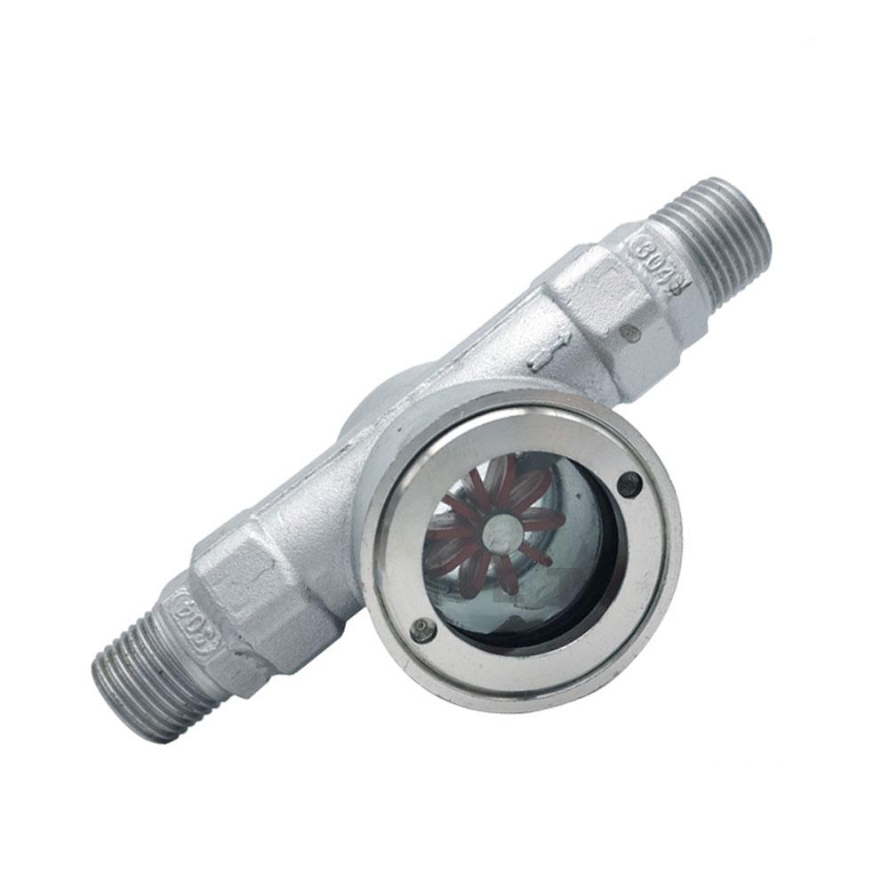 1/2 3/4 1 1-1/4 1-1/2 2 BSPT Male 304 Stainless Steel Window Sight Glass Flow Indicator With Impeller Water Oil 1/2
1/2 3/4 1 1-1/4 1-1/2 2 BSPT Male 304 Stainless Steel Window Sight Glass Flow Indicator With Impeller Water Oil 1/2