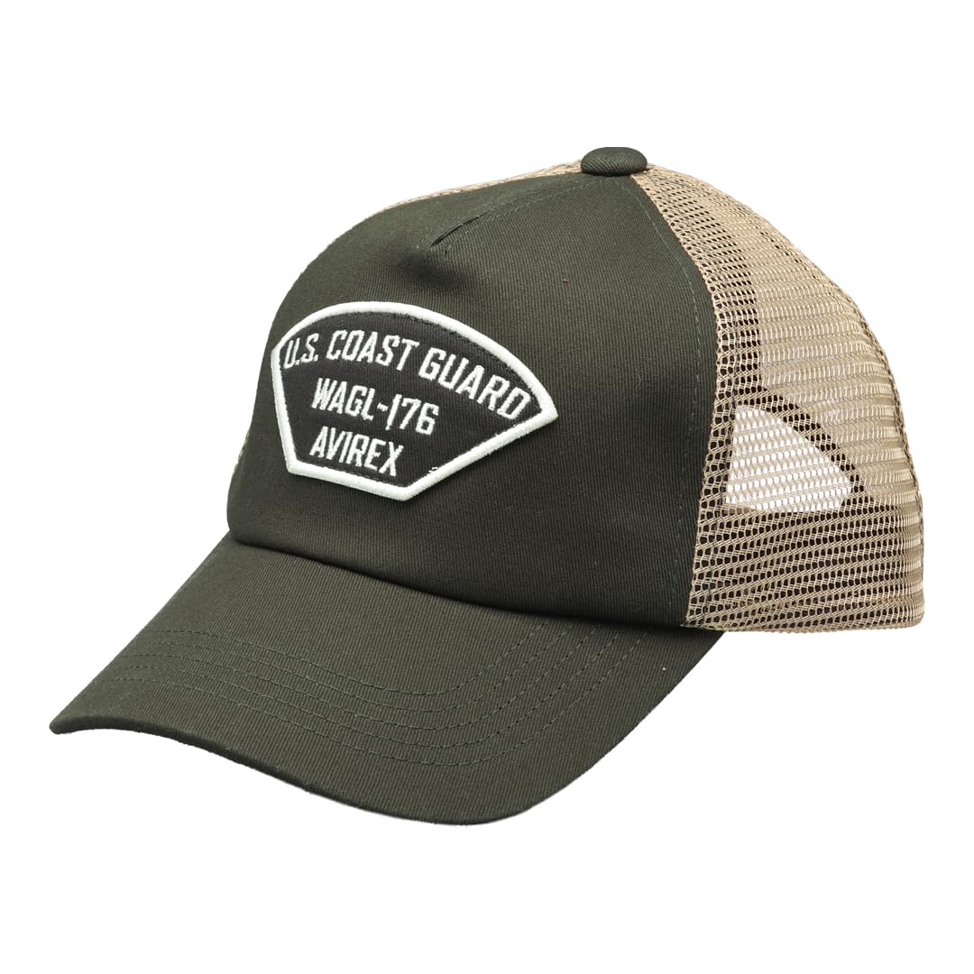 AVIREX Men s Mesh Cap, Brand Logo Hat, American Casual, Military, AVIREX Trucker, Stylish, Color Block, Khaki
AVIREX Men s Mesh Cap, Brand Logo Hat, American Casual, Military, AVIREX Trucker, Stylish, Color Block, Khaki