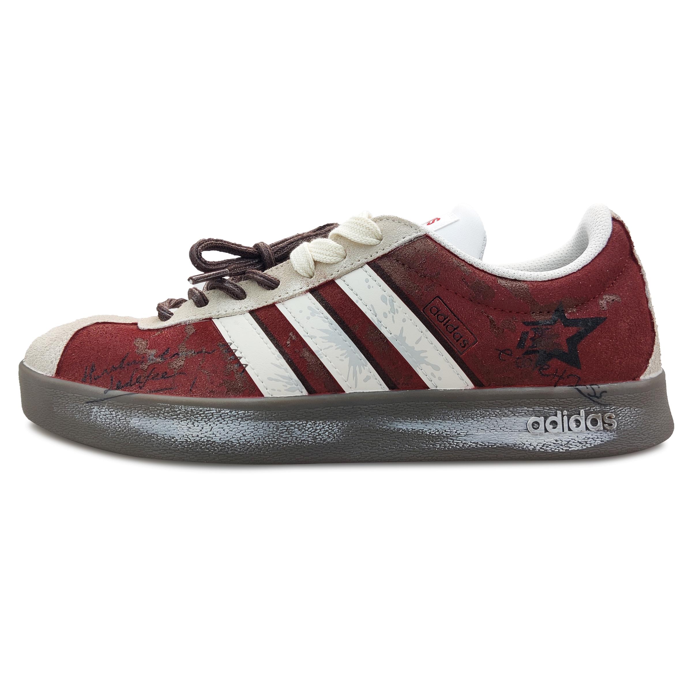 Adidas VL COURT 2.0 Skateboard Shoes Unisex Low top Red/Beige/Brown HQ1802(Team237-) 40⅔
Adidas VL COURT 2.0 Skateboard Shoes Unisex Low top Red/Beige/Brown HQ1802(Team237-) 40⅔