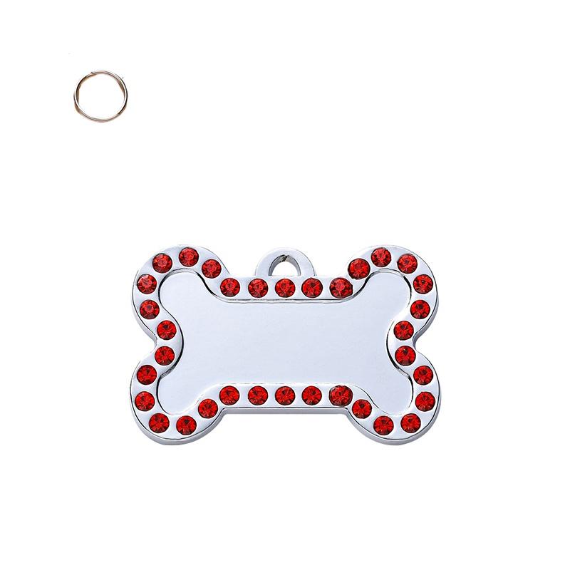 Lost Prevention Pet Accessory Metal Dog Tag With Bone Design And Shiny Crystal Border червоний
Lost Prevention Pet Accessory Metal Dog Tag With Bone Design And Shiny Crystal Border червоний
