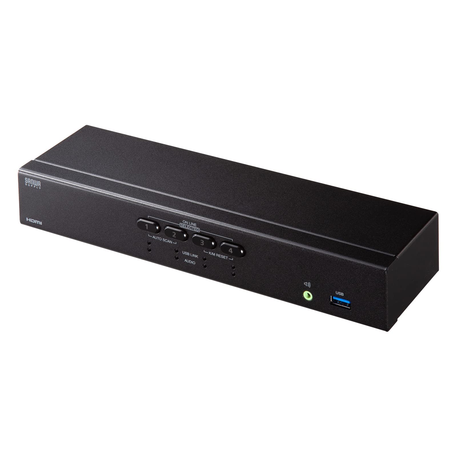Sanwa Supply 4K Compatible HDMI Computer Automatic Switcher Black (41) SW-KVM4U3HD чорний
Sanwa Supply 4K Compatible HDMI Computer Automatic Switcher Black (41) SW-KVM4U3HD чорний