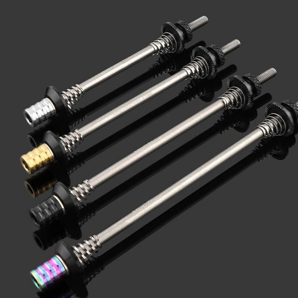 130-135mm Quick Release Skewers Ultralight Bicycle Steel Skewers Road Bicycle 85mm-Black
130-135mm Quick Release Skewers Ultralight Bicycle Steel Skewers Road Bicycle 85mm-Black