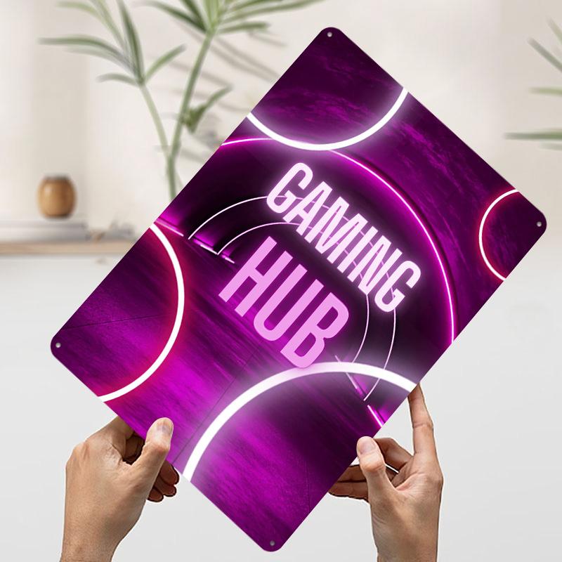 Gaming Hub Neon Tunnel Printed Poster Customized Wall Art Retro Vintage Metal Tin Signs for Office Decoration Room Wand Deko 7.9x11.8In(20x30cm)
Gaming Hub Neon Tunnel Printed Poster Customized Wall Art Retro Vintage Metal Tin Signs for Office Decoration Room Wand Deko 7.9x11.8In(20x30cm)