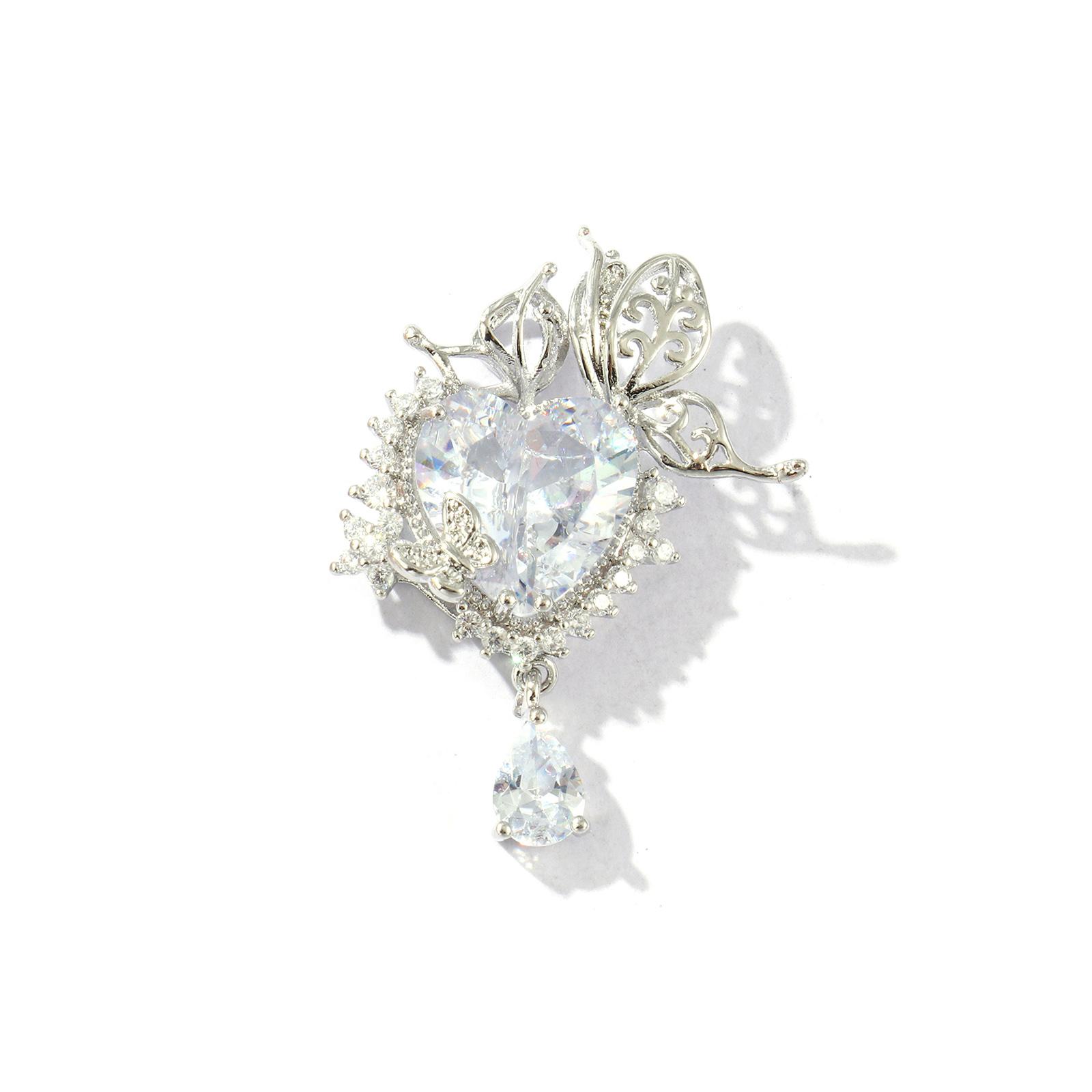 1 Piece Brass Pendants Gold Plated Heart Butterfly Clear Cubic Zirconia Pendants For DIY Necklace Bracelet Making 3.5cm x 2.5cm
1 Piece Brass Pendants Gold Plated Heart Butterfly Clear Cubic Zirconia Pendants For DIY Necklace Bracelet Making 3.5cm x 2.5cm