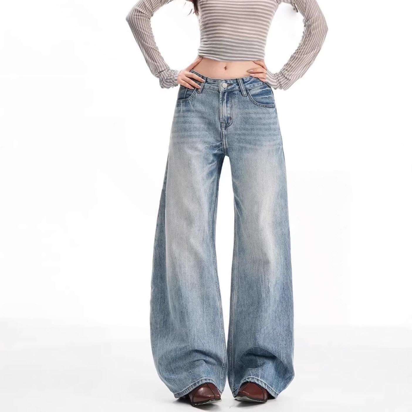 Light Blue Wide-Leg Women s Jeans - Spring 2026: Washed, Loose, Slimming, Versatile M светло-синий
Light Blue Wide-Leg Women s Jeans - Spring 2026: Washed, Loose, Slimming, Versatile M светло-синий