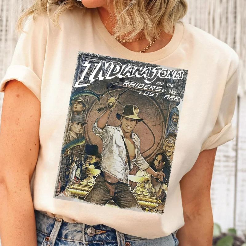 2026 New Vintage Indiana Jones Adventure Disneyland 1995 Sport TShirt Womens Short Sleeve Relaxed Comfort Plus Size Top 4XL
2026 New Vintage Indiana Jones Adventure Disneyland 1995 Sport TShirt Womens Short Sleeve Relaxed Comfort Plus Size Top 4XL