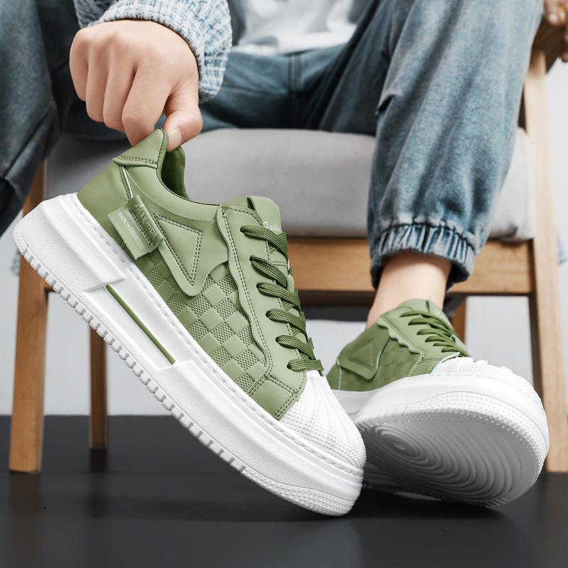 Men s shoes shell head shoes boys board shoes versatile casual sports leather shoes white shoes men s personality fashion sports 39
Men s shoes shell head shoes boys board shoes versatile casual sports leather shoes white shoes men s personality fashion sports 39