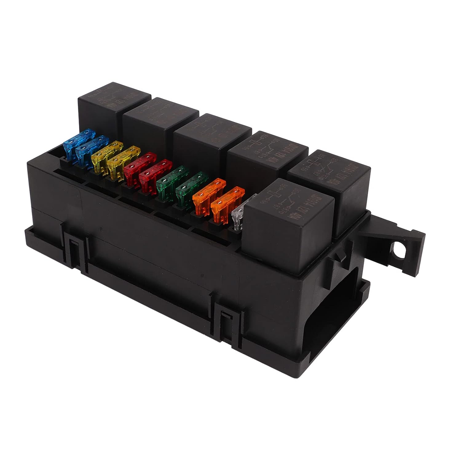 12V Auto Waterproof Relay Box Block Kit 6 Relay Holder Includes 6 relays and 11 blade 11 ATC/ATO holders For Car Yacht Boat
12V Auto Waterproof Relay Box Block Kit 6 Relay Holder Includes 6 relays and 11 blade 11 ATC/ATO holders For Car Yacht Boat