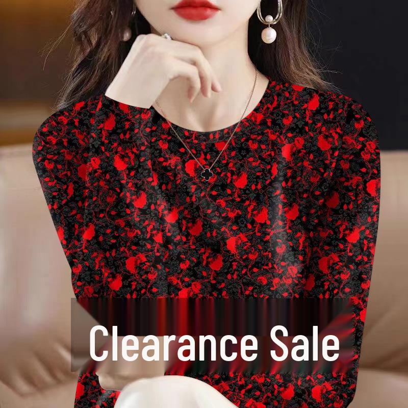 Trendy Floral Long Sleeve Silk-Blend T-Shirt for Autumn/Winter M (up to 90 lbs)
Trendy Floral Long Sleeve Silk-Blend T-Shirt for Autumn/Winter M (up to 90 lbs)