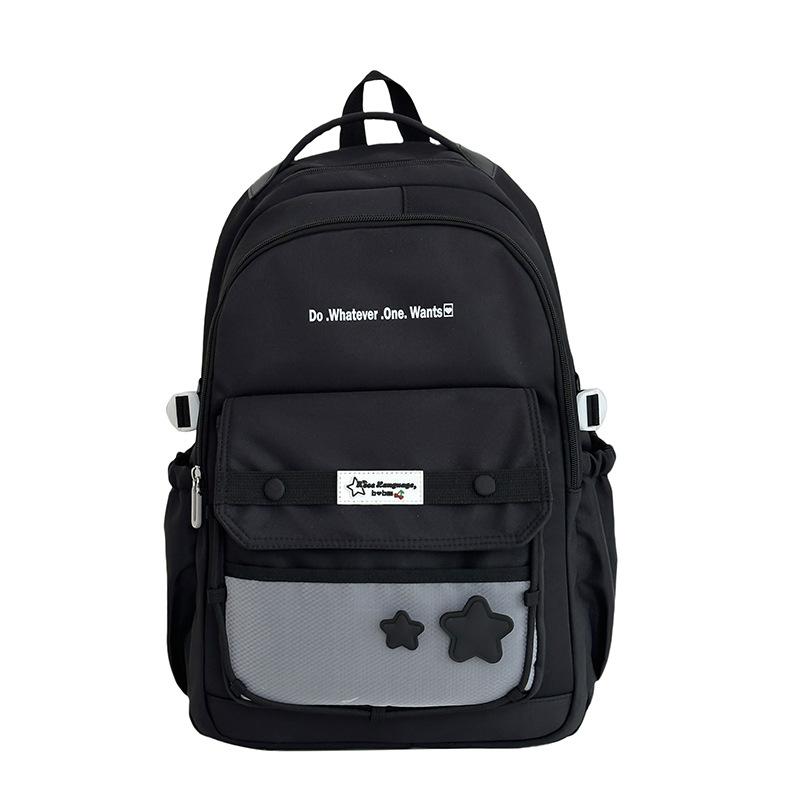 Рюкзак простой большой вместимости для женщин на лето, однотонный, в корейском студенческом стиле, школьная сумка
Рюкзак простой большой вместимости для женщин на лето, однотонный, в корейском студенческом стиле, школьная сумка