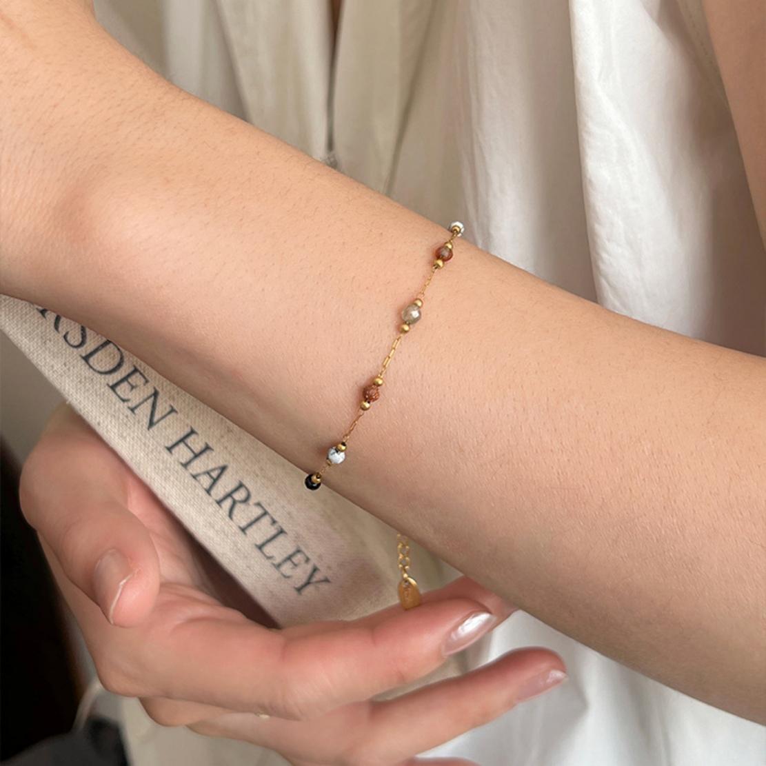 Colorful Beads Necklace Women s Clavicle Chain Non-fading Stainless Steel Gold Color Minimalist Bohemian Zircon Birthday Gift
Colorful Beads Necklace Women s Clavicle Chain Non-fading Stainless Steel Gold Color Minimalist Bohemian Zircon Birthday Gift