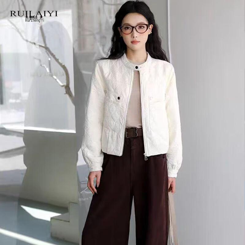RUILAIYI Women s Quilted Stand-Collar Short Jacket L
RUILAIYI Women s Quilted Stand-Collar Short Jacket L